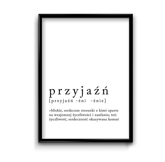plakaty Plakat Przyjaźń