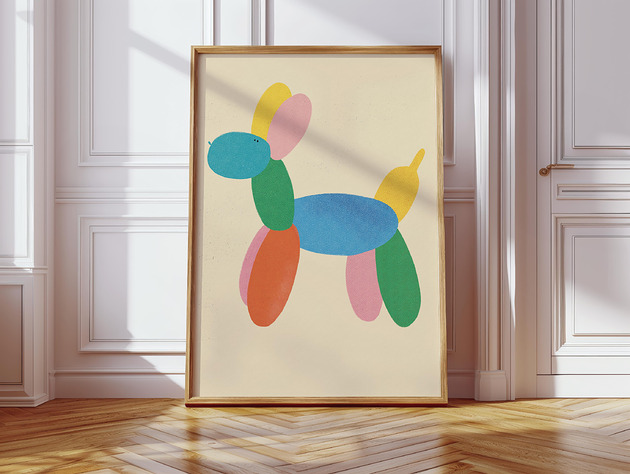 plakaty Plakat Balonowy pies