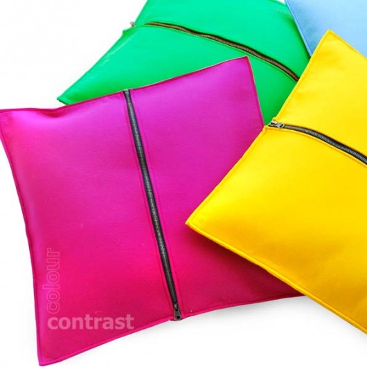 ZAMÓWIENIE 4 poduszki Filcowe z zamkiem colour contrast