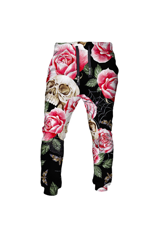 spodnie męskie DR.CROW Spodnie Fullprint Skull Roses