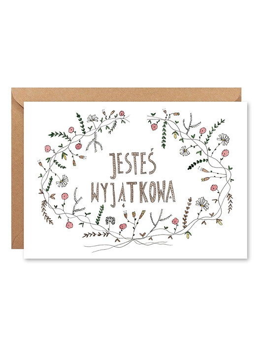 Kartka wianek Gosia Sendlewska