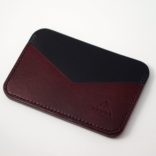portfele męskie Etui na karty ręcznie robione ze skóry naturalnej