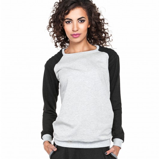 Trish Black Sweatshirt Love In A Mist
