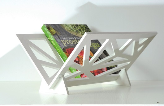 Stojak na gazety, geometryczny, Silva Drewniane Dekoracje