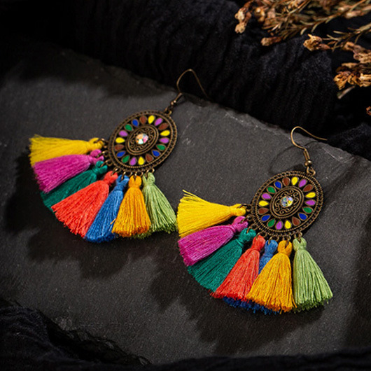 kolczyki - inne Kolczyki etno, boho, metalowe