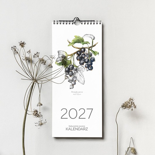 kalendarze i plannery Kalendarz wiszący 2027. Naturalnie OWOCE