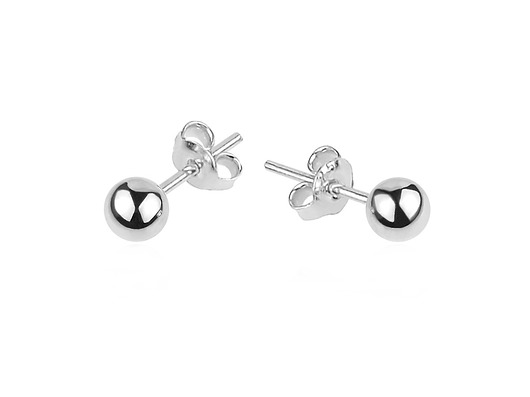 kolczyki pozłacane Kolczyki złote Malutkie kuleczki balls 3mm