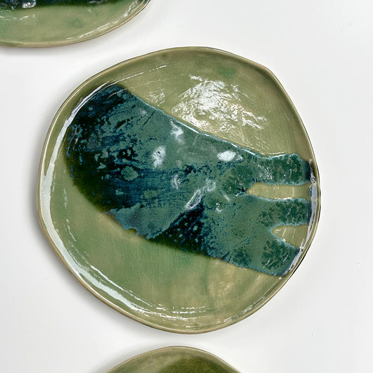 patery i talerze Talerz zielony III