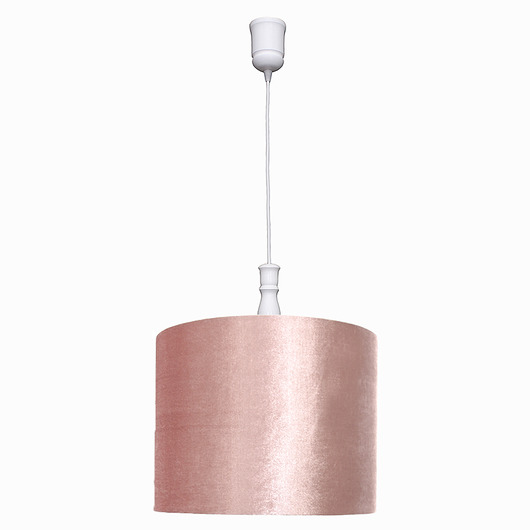 lampy do pokoju dziecka Lampa wisząca brudny róż velvet
