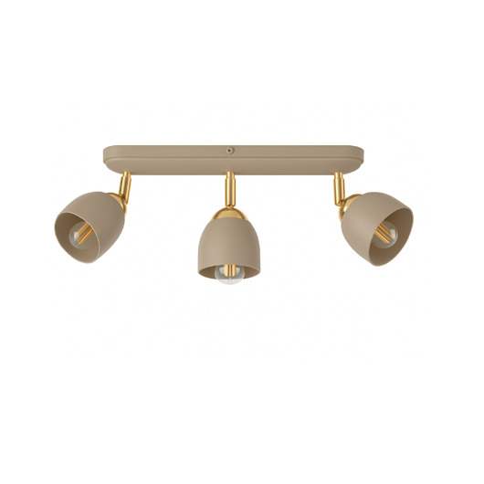 plafony Lampa Sufitowa Regulowana Kaszmir Złoto Żyrandol Nowoczesny Agata Led 3Xe27