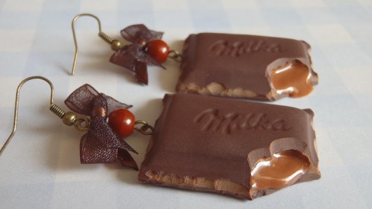 kolczyki toffi milki Piecuchowo
