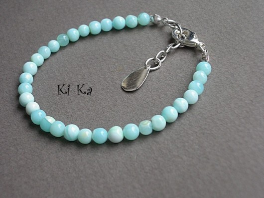 Blue pastel - bransoletka KiKa pracownia