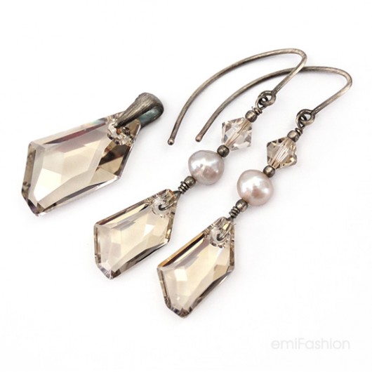 Promocja - De-Art Silver Shade z perłą MAREMI Jewelry