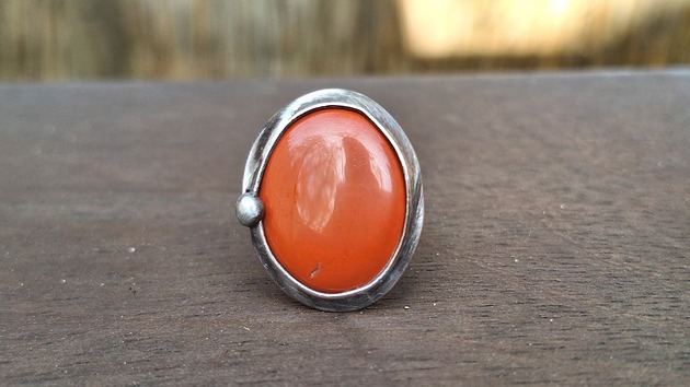 pierścionki - różne Jaspis - pierścionek regulowany