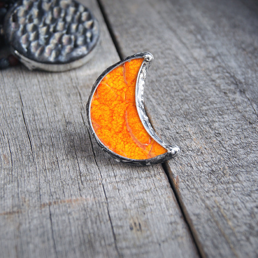 pierścionki srebrne S A L E :: LUNA : juicy orange : UNIKATOWY pierścień