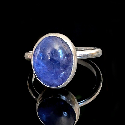 pierścionki srebrne Pierścionek szlachetny tanzanit