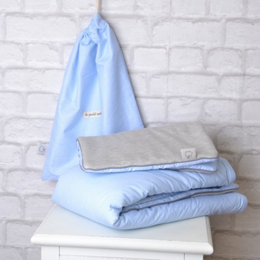 Pościel z wózeczka/kołyski BABY BLUE Le petit cochonnet