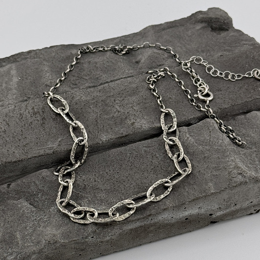 srebrne naszyjniki Minimalistyczny srebrny naszyjnik