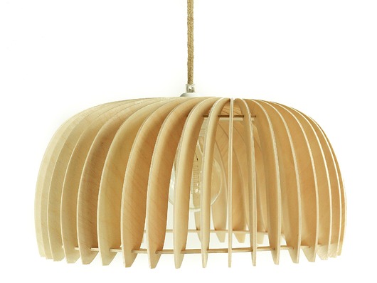 KOKNA Abażur lampa ze sklejki ignelparametricdesign