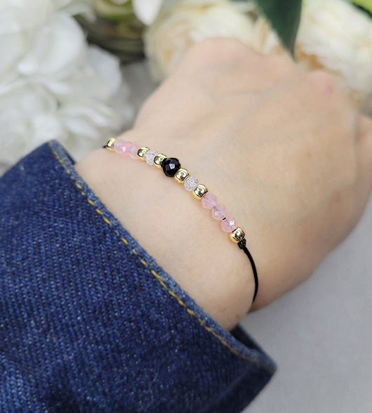 bransoletki z kamieni naturalnych MIŁOŚĆ i ochrona z Turmalinem