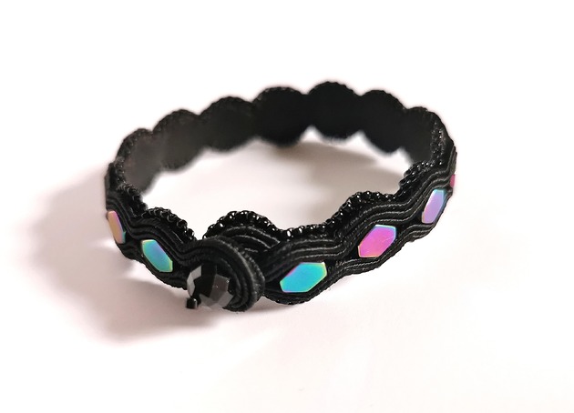 bransoletki soutache Bransoletka Hematytowe Love