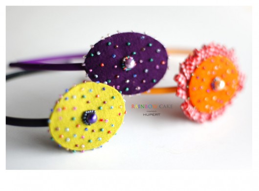 opaska - fascynator FlowerFelt Design