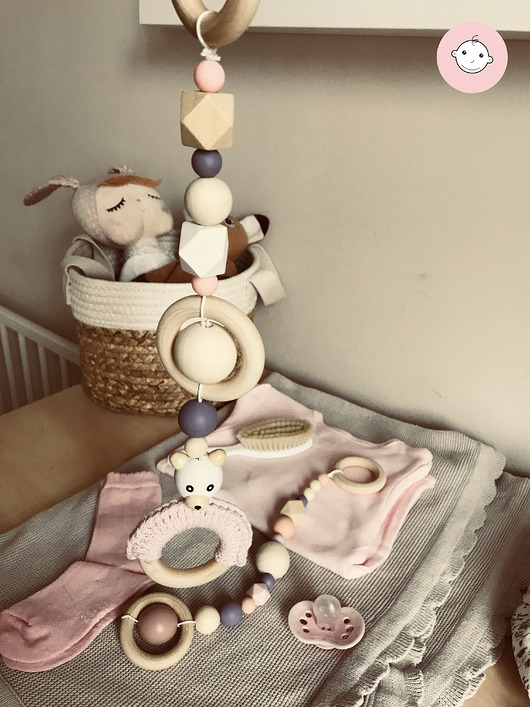 ZAWIESZKA DREWNIANA LIttle bear na krązku Mymami