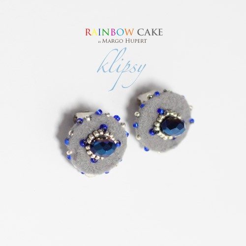  RainbowCake - klipsy FlowerFelt Design