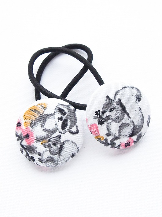 ozdoby do włosów dla dzieci Gumki do włosów wiewiórka szop pracz