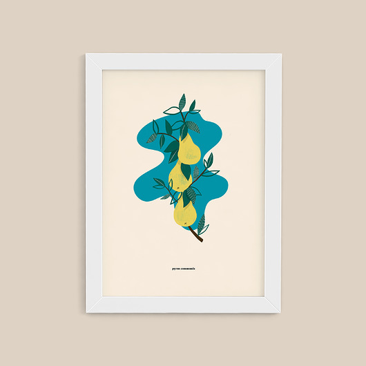 plakat / gruszka / 30x40 cm Magdalena Morzuch