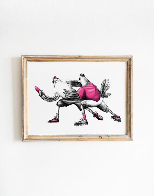 plakaty Ultimate frisbee - Kurki plakat