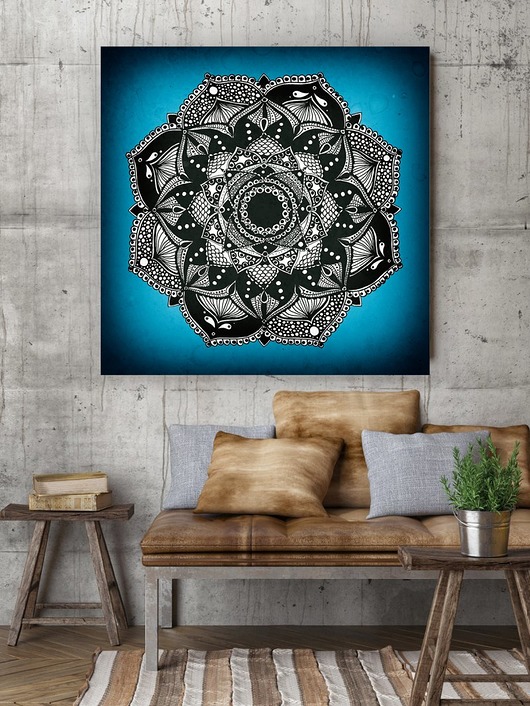 Mandala 50x50cm Malgorzata Domanska