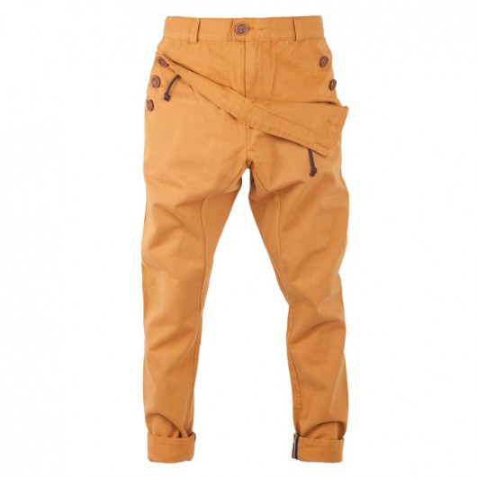 Spodnie madoxy musztardowe basic Madox design