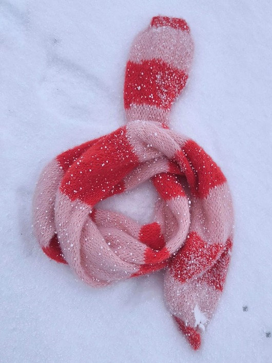 szale damskie Szaliczek w paski z alpaki ALPACZINA kolory