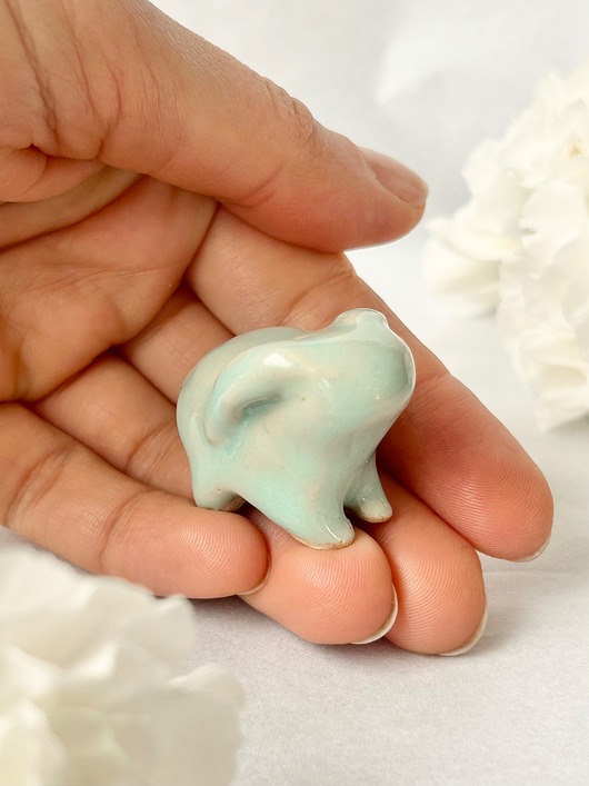 ozdoby wielkanocne Króliczek - miniaturowa figurka