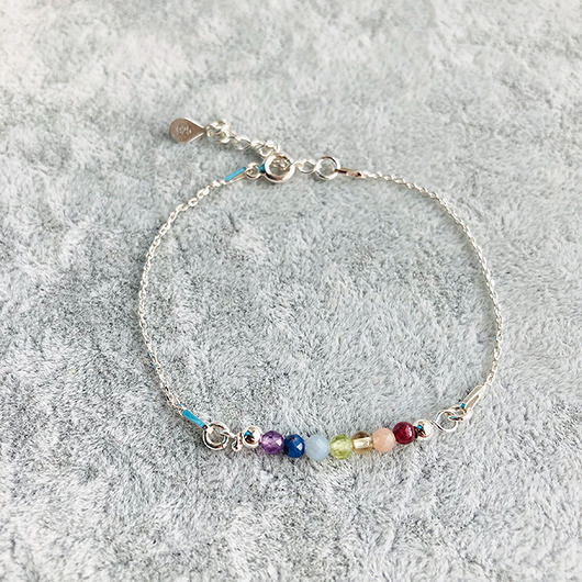 bransoletki z kamieni naturalnych Bransoletka CZAKRA, bransoletka czakralna Yoga