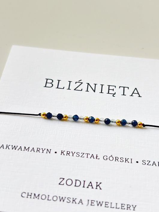 bransoletki na sznurku Zodiak bransoletka BLIŹNIĘTA