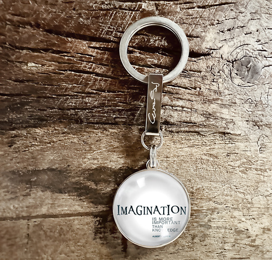 breloki Imagination,  stalowy brelok + box