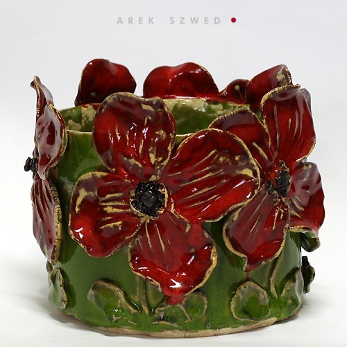 Mak. Flakonik ceramiczny Arek Szwed