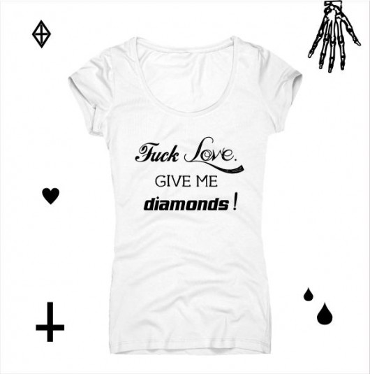 Diamond Love!-T-shirt Oh La La