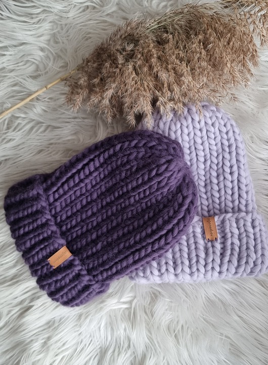 czapki damskie Czapka WOOLUBIONA CLASSIC 100% wełny