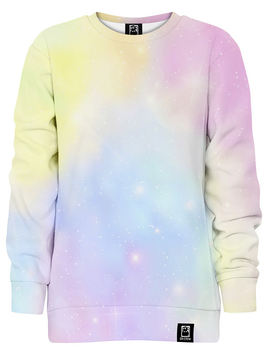 bluzy dla dziewczynki Bluza bez kaptura Dziewczynka DR.CROW Abstract Pastels