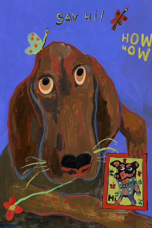 grafiki i ilustracje PORTRET  PUPILA Pies Kot Ilustracja malowana na zamówienie personalizowana