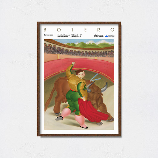 Fernando Botero plakat do wystawy Pas De LArt