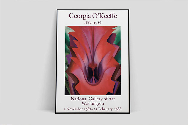 plakaty Georgia O'Keeffe - Exhibition Poster