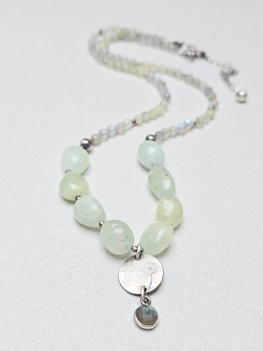 srebrne naszyjniki Naszyjnik z Dmuchawcem