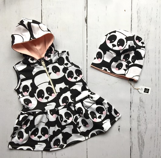 Sukienka/kamizelka w pandy KG Handmade