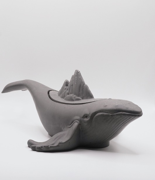 świeczniki i świece Świeca z Wosku Oliwkowego "Wieloryb"