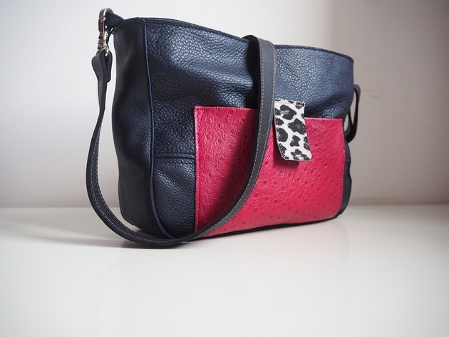 torby na ramię Granatowa listonoszka