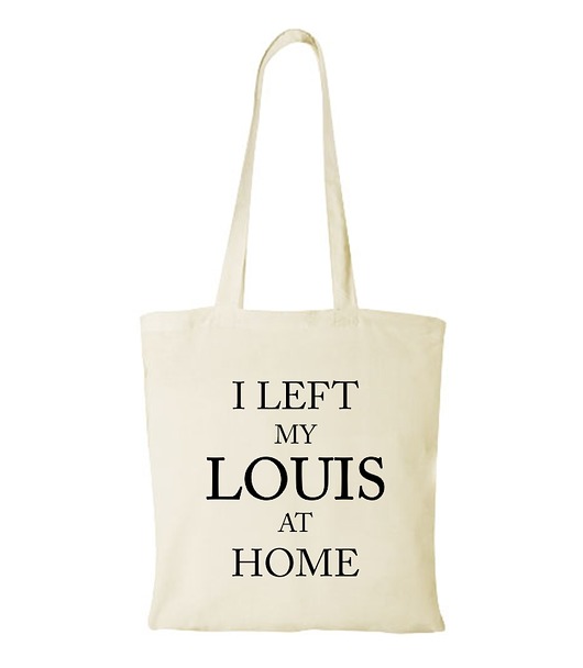 torby na zakupy Torba bawełniana "I LEFT MY LOUIS AT HOME"